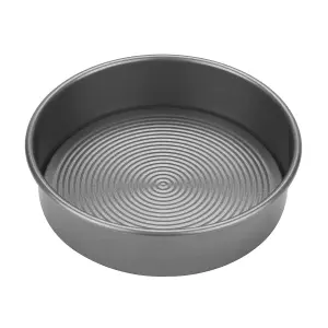 Circulon Momentum BW Grey Round Steel Easy Clean Non-Stick Loose Base Sandwich Tin 7"