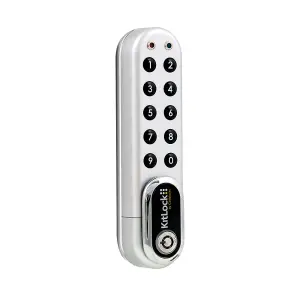 Codelocks KL1000G3 Kitlock Compact Digital Lock with Net Code & Keypad - Silver