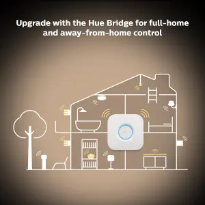 Philips Hue Smart Milliskin White Ambiance Silver Recessed Spotlights