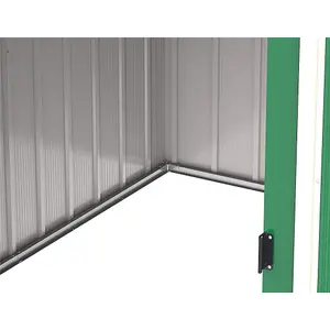 8 x 8 Apex Metal Garden Shed - Green (8ft x 8ft / 8' x 8' / 2.6m x 2.4m)