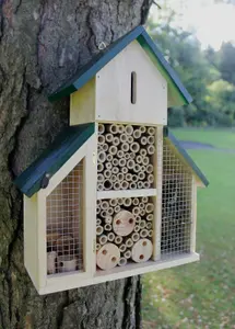 Garden Insect House with Green Roof