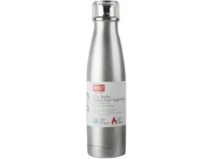 Built 500 ml Double Walled Stainless Steel Water Bottle Silver