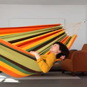 Paradiso Family Sized Garden Hammock - Esmeralda