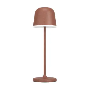 Eglo Mannera Steel Auburn & White Touch Dimmer Table Lamp