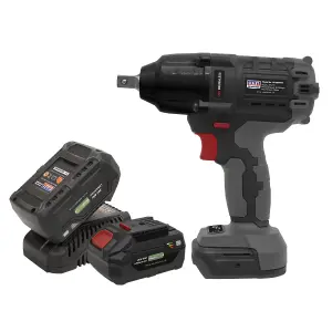 Sealey 20V 2x4Ah 1/2" Square Drive 700Nm Brushless Impact Wrench Kit CP20VPIWKIT