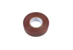 Brown PVC Insulation Tape 19mm x 20m Pk 10 Connect 30376