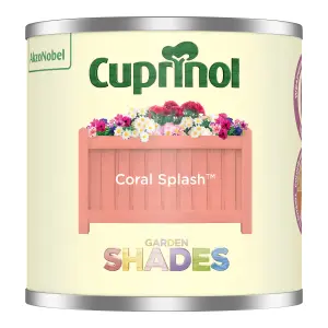 Cuprinol Garden Shades Tester Paint Pot - 125ml - Coral Splash