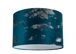 GoodHome Maltby Blue Round Lamp shade (D)30cm