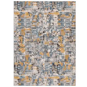 Abstract Modern Easy to Clean Rug for Living Room Bedroom and Dining Room-200cm X 285cm