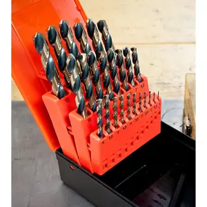 Axminster Professional 1.0-13 X 0.5mm HSS Drill Set Two Tone 25 Piece