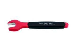 Laser Tools 8556 VDE 1000V Insulated Single Open Ended Spanner 24mm