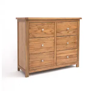 Trivento 6 Drawer Chest of Drawers Chrome Knob