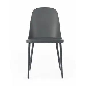 Hallsburg Dining Chair (Set of 4) Dark Grey