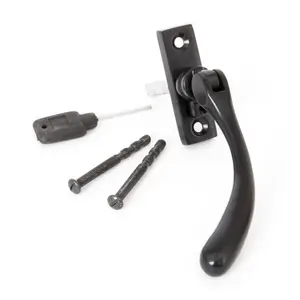 Slim Peardrop Espag Door Accessory Black