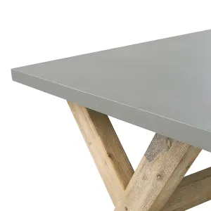 Garden Table Concrete Grey OLBIA