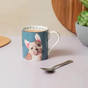 Mikasa French Bulldog 280ml Straight-Sided Mug