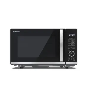 Sharp YC-QG204AU-B 20L 800W Microwave Oven with 1000W Grill Function - Black