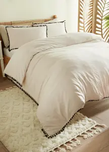 COSMO LIVING TASSEL DUVET SET - SINGLE