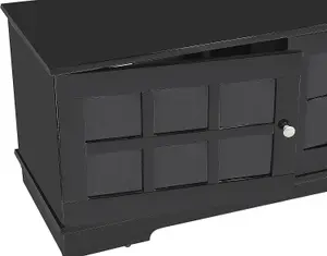 MDA Designs HAMILTON Black Traditional TV Cabinet for Flat Screens up to 55"