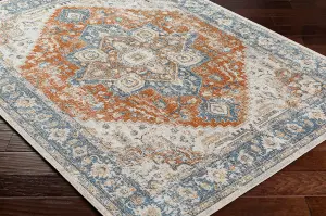 RIVER Machine Washable Vintage Area Rug 200 x 275 cm