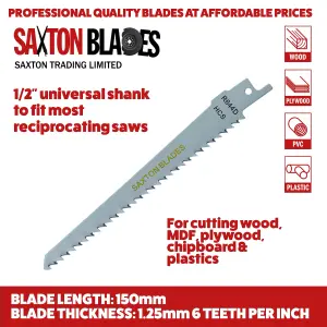 Saxton RPR20MXA 20 Blade Reciprocating Sabre Saw Combo Wood Metal & Demolition