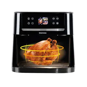 Daewoo Actuate AI Smart Air Fryer 8 Litre One Touch Cook LCD Display for 12 Presets & in-Camera Food ID