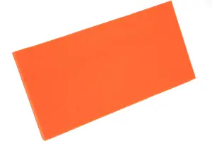 Toolty Sponge Grouting Float 280x140x20mm Orange Rubber Two Component Handle for Tiling Finishing Tool Trowel Floors Walls DIY