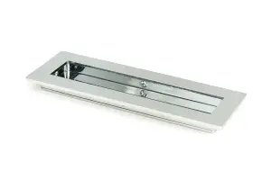 From The Anvil Polished Chrome 175mm Plain Rectangular Pull