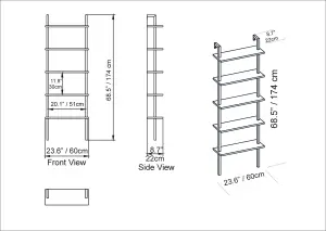 Decorotika Piante Bookcase Shelving Unit