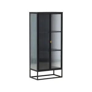 Garis High Storage Cabinet ,Black