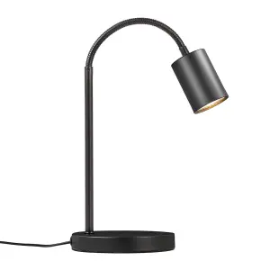 Nordlux Explore Indoor Bedroom Living Dining Office Table Lamp in Black