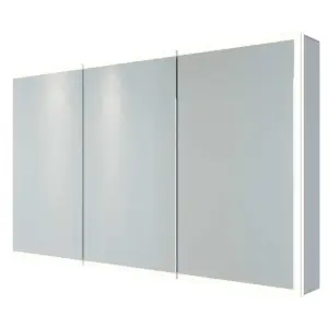 RAK Pisces 1200x700mm Silvery White Square IR Sensor Illuminated Mirror Cabinet IP44