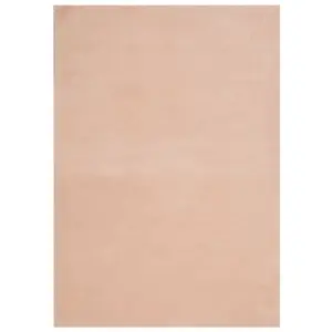 Rug HUARTE Short Pile Soft and Washable Blush 120x170 cm