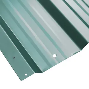 12 Pcs Dark Green 129cm Metal Roofing Covers Corrugated Roof Garage Shed Carport Greenhouse Panels