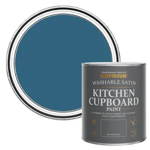 Rust-Oleum Cobalt Satin Kitchen Cupboard Paint 750ml