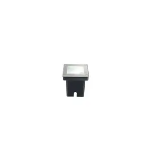 Luminosa Park 1 Light Square Recessed Spotlight Steel IP65, G9