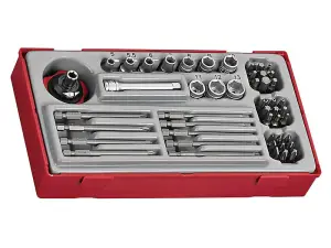 Teng 1/4in Socket & Bit Set, 48 Piece