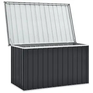 vidaXL Garden Storage Box Anthracite 149x99x93 cm