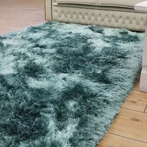 Aqua Handmade , Luxurious , Modern , Plain , Shaggy , Sparkle Easy to Clean Rug for Living Room, Bedroom - 160cm X 230cm