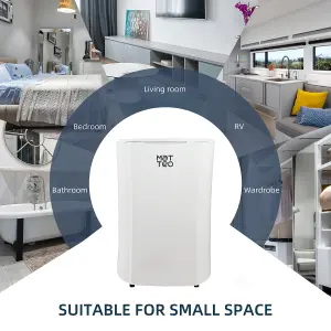 Matteo 12L Dehumidifier / Air Purifier Low Energy Large Tank 2.5L