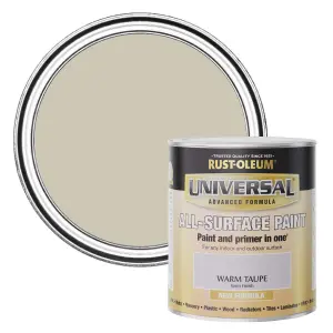 Rust-Oleum Universal Warm Taupe Satin All-Surface Paint 750ml