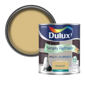 Dulux Simply Refresh Honey Nut Eggshell Multi-surface Emulsion paint, 750ml