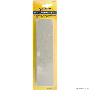 Pack Of 3 Aluminium Oxide 8 Inch Sharpening Oil Stone Fine Medium Grade