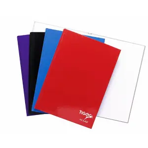 Tiger Stationery Casebound/Hardback Notebooks orted (A5 (Pack of 5))