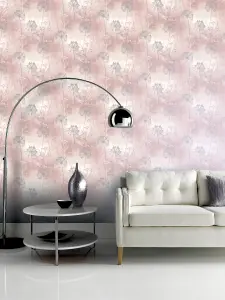 Arthouse Damselfly Blush Wallpaper