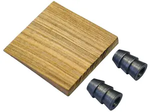 Faithfull Hammer Wedges Kit - 2 Steel & 1 Wooden Wedge for Safe Tool Repairs