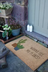 Wanna See My Plants Doormat (90 x 60cm)