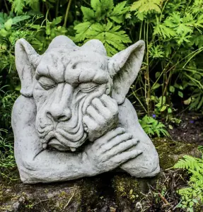 Single Sleepy Gargoyle Garden Statue