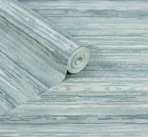 Arthouse Sahara Soft Blue Heavyweight Vinyl Wallpaper 100178