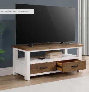 Splash of White - Widescreen Television cabinet